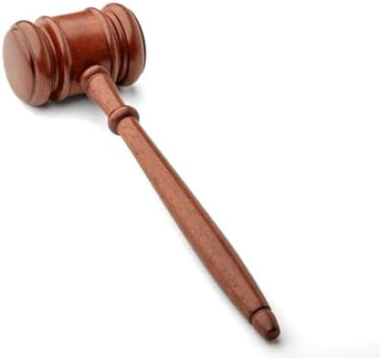 Value Gavel and Gavel Sound Block - Judges Hammer - Legal Gifts
