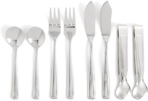 Ironwood Gourmet Stainless Steel Charcuterie Utensil Set of 8