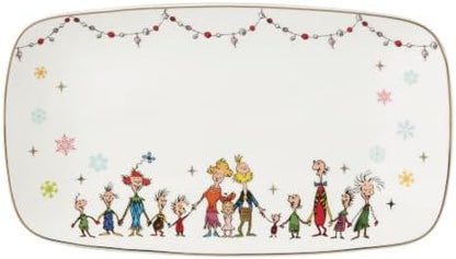 Lenox Merry Grinchmas Porcelain Christmas Serving Tray