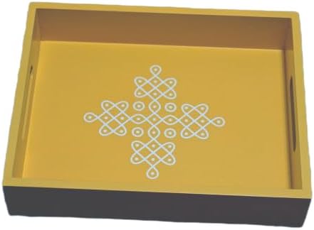 Coffee Table Tray with Handles, Return Gifts for Pooja, Return Gifts