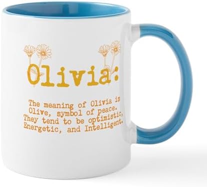 CafePress The Meaning Of Olivia Mugs 11 oz (325 ml) Ceramic Coffee Mug