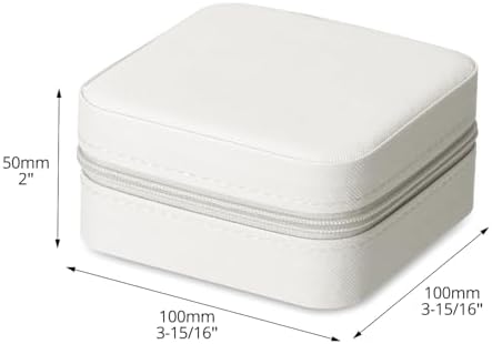 QWORK Travel Jewelry Case - 6 Pack Small Jewelry Travel Organizer Box
