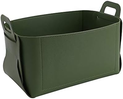 KINIVA Gift Baskets for Present-Valet Tray Organizer - Leather Dresser