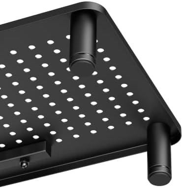 Husky Mounts Large Dual Monitor Stand Riser, Adjustable Legs, 39" x