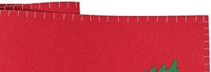 Christmas Tree Felt Table Runner 12" x 47.25"