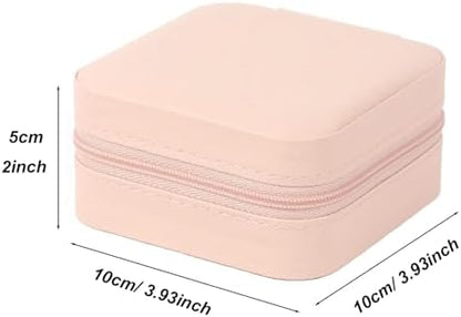 Travel Jewelry Case 2 Pack Mini Travel jewelry Box Portable Organizer