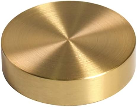 Retro Paperweights Round Brass Paper-Weight 3 Sizes Desk Ornaments for