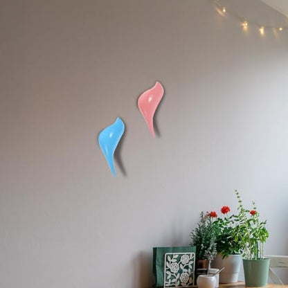 NUOBESTY 2pcs Bird Design Coat Hook Resin Wall Mounted Storage