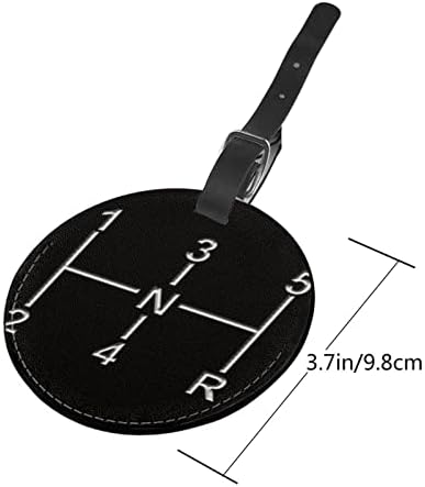 Luggage Tags Car Lover Racing, Pu Leather Travel Id Label Name Tag for