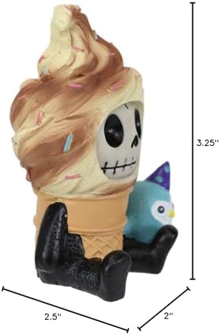 Ebros Gift Furry Bones Sweet Tooth Dessert Ice Cream Swirl On Sugar