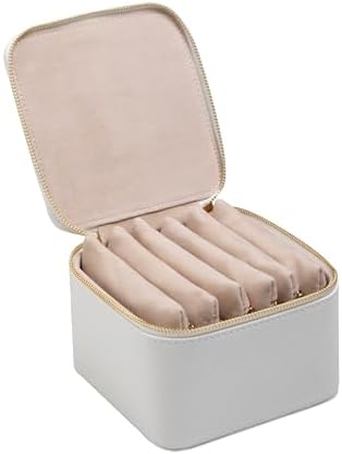 Frebeauty Travel Jewelry Case for Women,Small Jewelry Box with 6