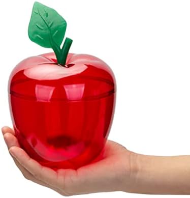 HANZE Large Red Apple Container, Back To School Teacher Gifts