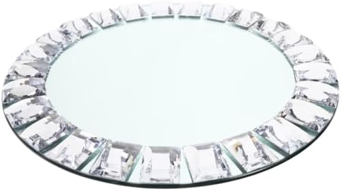 Glass Jewelry Tray round Decorative Ring Dish for Rings