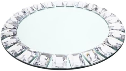 Glass Jewelry Tray round Decorative Ring Dish for Rings