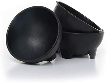 Set of 3 Black Salsa Bowls, Serve Salsa, Guacamole, Dips, and Your