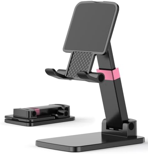 Phone Stand for Desk Cellphone Holder Height Angle Adjustable Stands