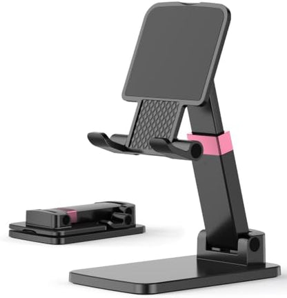 Phone Stand for Desk Cellphone Holder Height Angle Adjustable Stands