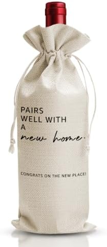 DOI-LANEE Housewarming Wine Bag, New Home Gifts for New Homeowner