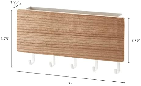 YAMAZAKI Home Rin Magnetic Wall Organizer - Key Hooks & Tray for
