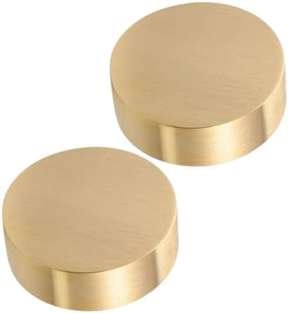Brass Calligraphy Paperweights 2pcs for Office Desk Decor