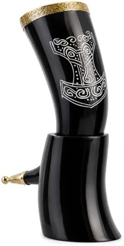 Viking Drinking Thor Horn Mugs | Cups for Wine Beer Vikings Style Gift