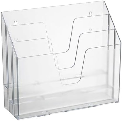 Acrimet Horizontal Triple File Folder Organizer Sorter, Letter Size