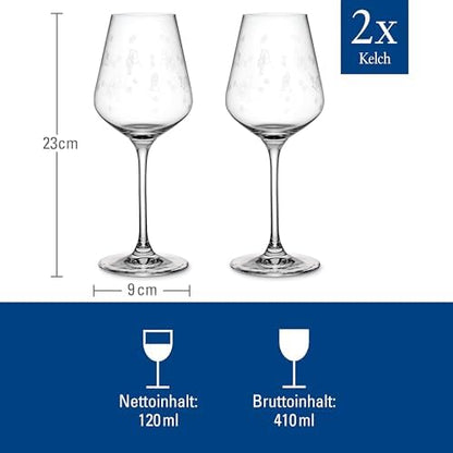 Villeroy & Boch Delight Stems White Wine Glass, Set of 2, 13oz