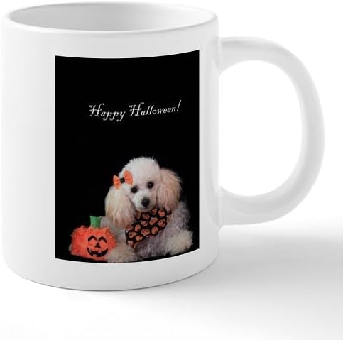CafePress Halloween Poodle Mugs 20 oz Ceramic Coffee Mega Mug