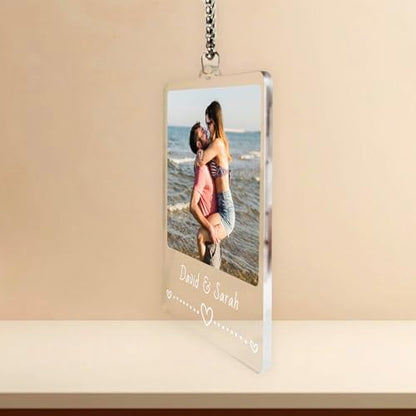 TEQUAN Custom Photo Car Charm Ornament, Couple Style