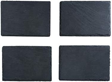 Twine Slate Mini Charcuterie Boards, Rustic Stoneware Serving Trays