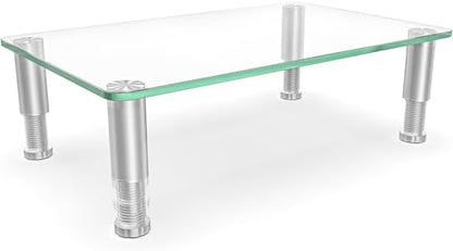 Hemudu Clear Computer Monitor Stand Riser with Height Adjustable Multi