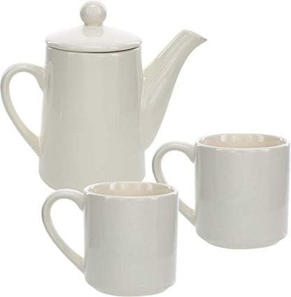 Pavilion Gift Company - Stackable Tea For Two Set - Love 15 oz Teapot