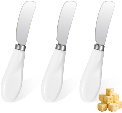 3 Pack Stainless Steel Butter Knife Cheese Spreader Knife with