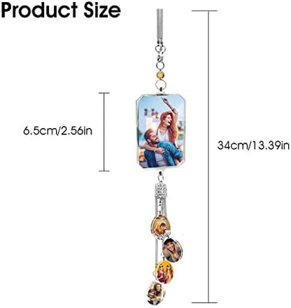 Personalized Photo Crystal Pendant for Car Home Hanging Ornaments