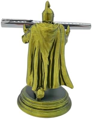 Knight Pen Holder - Black and Dark Gold, Desk Organizers, Funny