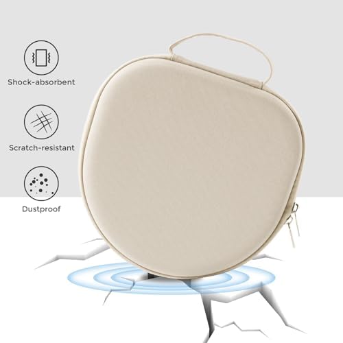 ProCase AirPods Max & AirPods Max 2 Hard Travel Case with Silicone