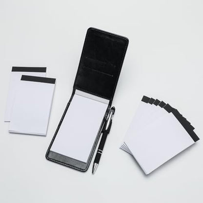 Camelmother 10Pcs Pocket Notepad Holder Set Notebook 3 x 5 Inch With
