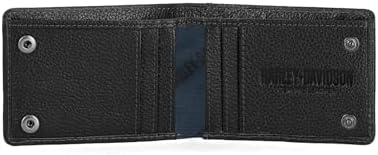 Harley-Davidson Men's Genuine Leather Rfid Blocking Billfold Slim