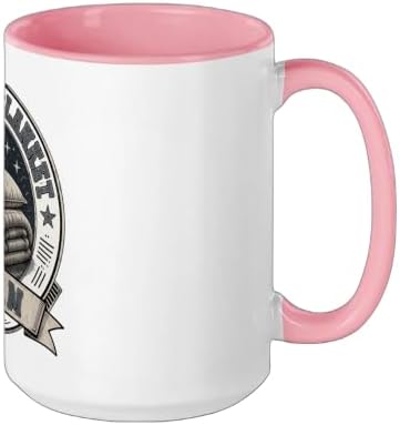 Midnight Blanket Team Cozy Sleep Humor Design Ceramic Mug, Pink/White