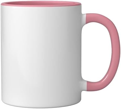 Snuggly Bunny in a Mint Blanket with Heart Eyes Ceramic Mug