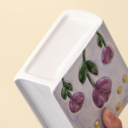 Book Vase Flower Pencil Cup Pen Holder For Office Desk Decorative