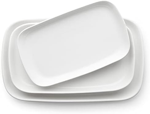 DOWAN Serving Platters and Trays for Wedding Decor, 16"/14"/12"