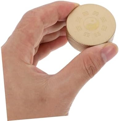 Solid Brass round Paperweight for Calligraphy Desk Decor Xmas
