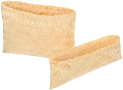 Hand Woven Gift Basket Organizer Box for Tea and Skincare