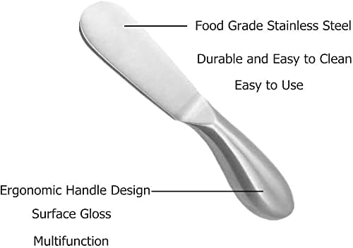 Spreader Knife Set,6-Piece Cheese and Butter Spreader Knives