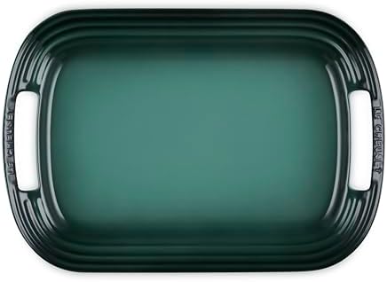 Le Creuset Stoneware Serving Platter, 16.25", Artichaut