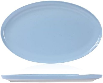 Webbylee ‌16" Melamine Oval Platter Set of 2- Lightweight Durable