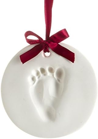 Pearhead Babyprints Ornament, Baby's First Christmas Holiday Keepsake