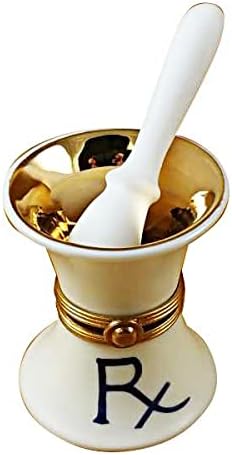Rochard Limoges Original Rochard Mortar and Pestle Limoges Porcelain