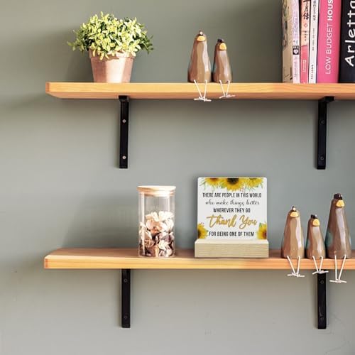 REWIDPARTY Thank You Gifts for Women Men Sunflower Ceramic Sign